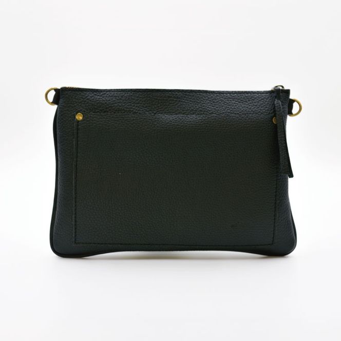 益子の革工房maharoのサコッシュ（M）ブラック｜栃木県 益子町 ふるさと納税 サコッシュ 革 肩掛け 日用品（AX113-3）