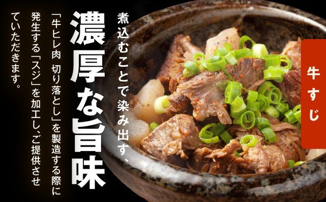 mrz0418 【氷温熟成×極味付け】煮込み用 牛ヒレ肉 切り落とし 1kg＋牛すじ肉 500g 総量1.5kg【訳あり サイズ不揃い 小分け 冷凍 SDGs フードロス カレー 煮込みに】