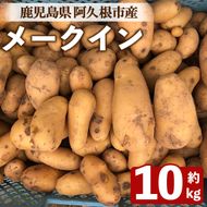 ＜先行予約受付中！2026年6月以降順次発送予定＞じゃがいも メークイン(10kg) 国産 鹿児島県産 阿久根市産 じゃがいも ジャガイモ 芋 ポテト 野菜 期間限定 数量限定 スープ カレー シチュー 常温 常温配送 【慶越農園】akn107-06