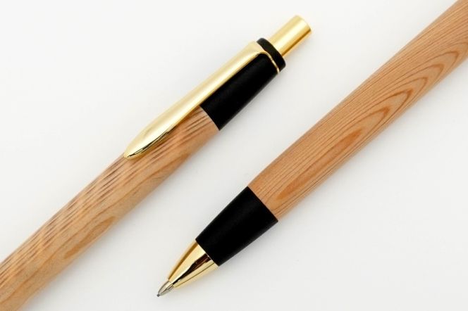 天然屋久杉無垢シャープペンシル・ストレートタイプ(0.5mm)1本 〈 ペン 文具 文房具 シャーペン 木軸 ギフト 贈答 プレゼント 工芸品〉 