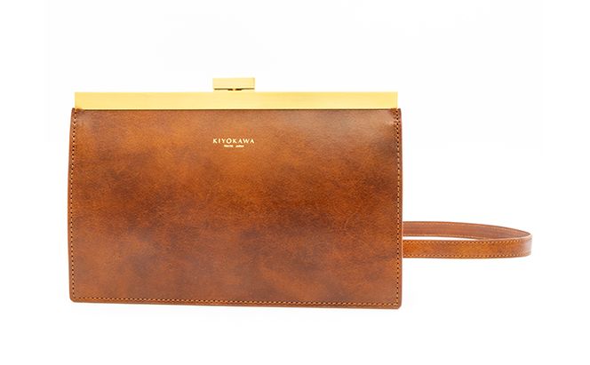 バッグ KIYOKAWA 2way ポシェット AURDEY AUD001 カバン 革 牛革 牛革製 かばん 鞄 ショルダー ファッション 口金 国産 日本製 