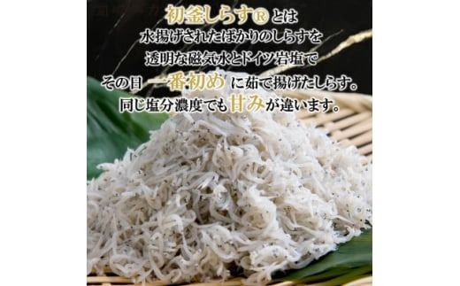 しらす干し 900g ( 300g × 3 パック) 初釜 小分け 減塩 無添加 無着色 冷凍 愛知県 南知多町 しらす ご飯 ごはん 丼 シラス カネ成 料理 国産 人気 おすすめ