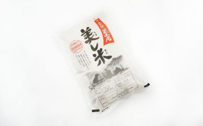 米 美し米 5kg 美山産 コシヒカリ 白米 精米 コメ こめ お米 こしひかり 5 キロ ご飯 ごはん 京都 