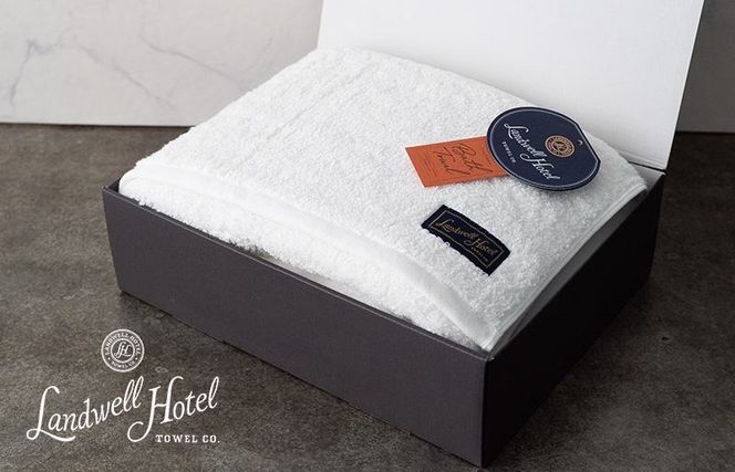 020C382m 【母の日】【TVで紹介！】Landwell Hotel バスタオル 1枚 ホワイト ギフト 贈り物