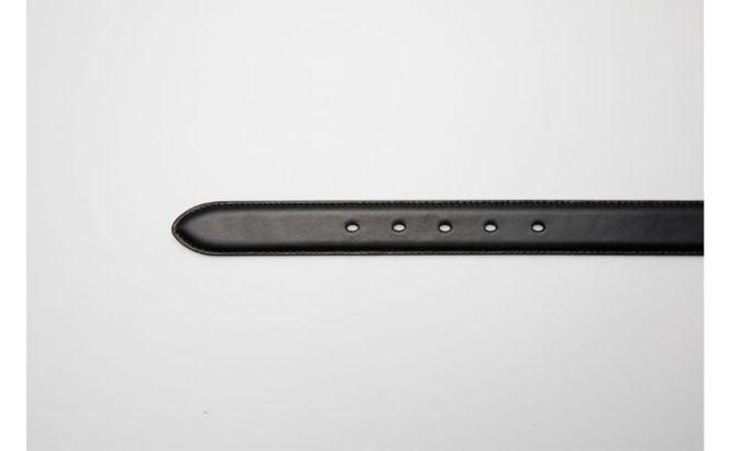 スコッチグレイン監修　オリジナルイタリアンレザーベルト（スムースブラック）　イタリアン ベルト　本革　東京都　墨田区