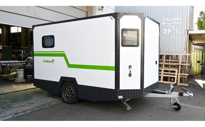 【オフィスや災害対策にも】牽引免許不要のオフグリッドトレーラーハウス 141305_EC14