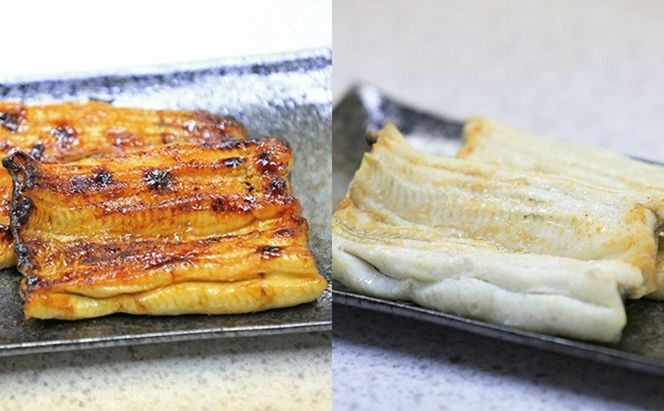 国産うなぎ関東風蒲焼き・白焼き食べ比べセット 計 約520g 職人による手焼き　冷凍真空パックでお届け！ SWAW003