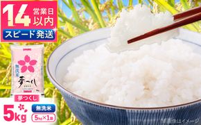 夢つくし無洗米5kg　《築上町》【酒見食品工業株式会社】 米 こめ 無洗米[ABER005]