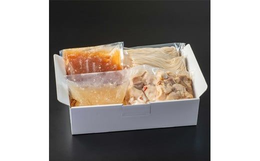 花巻温泉㈱ 佳松園『前沢 小形牧場牛もつ鍋』各２食入り （醤油・塩）【897-3】