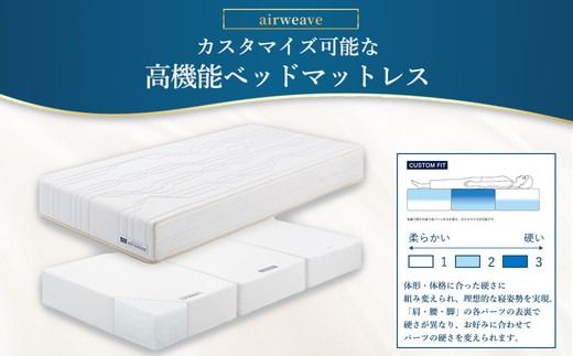 エアウィーヴ ベッドマットレスS4.0p セミダブル｜airweave おすすめ