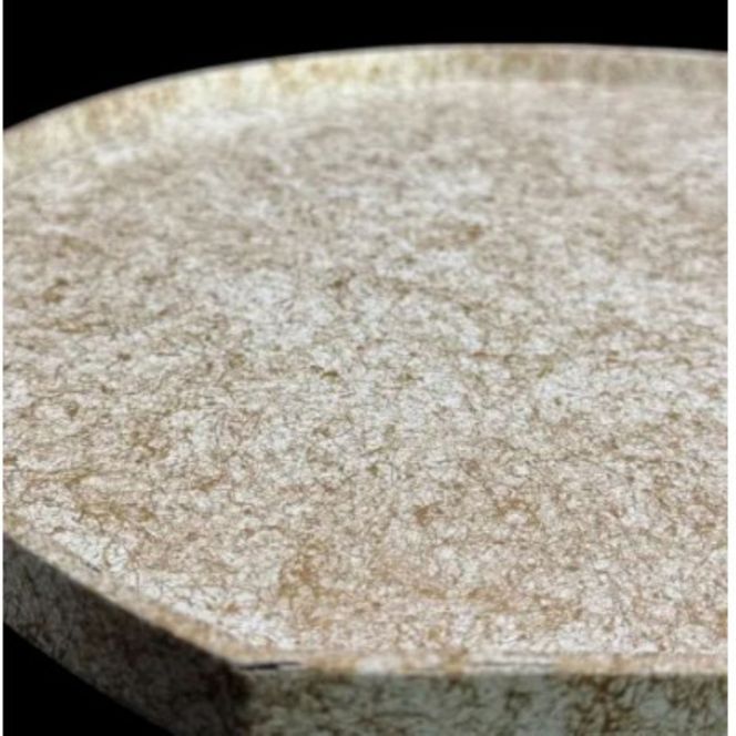 木製 半月トレイ 乱糸（マット仕上げ）純白［NF72］ 303446_CU90036VC03