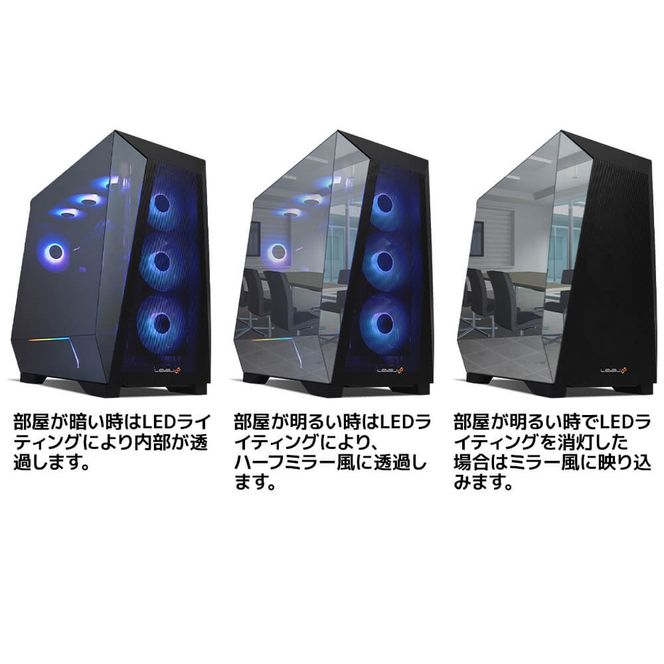 パソコン工房 4年間物損保証 ミドルタワーゲーミングPC Ryzen 9/5090/No.389 322032_EE137
