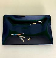 角小皿 鯉 漆黒 ［NF134］ 303446_CU90060VC02