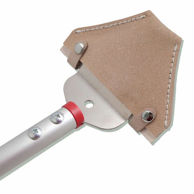 雑草を押してカット引いて抜根！雑草スクレーパー（革ケース付）