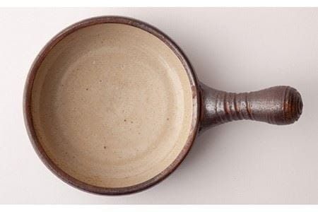 【年内発送】アヒージョ 鍋 小 （ 濃い茶 ） 《糸島》【窯元ろくろ /浅見大輔】食器 調理器具 直火 オーブン [AUJ002]