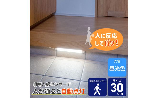 LED多目的灯 明暗人感30cm 昼光色ALT-3030PIR(D) 272183_AZ245