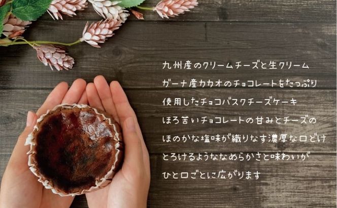 バスクチーズケーキ2種詰合せ　お菓子 スイーツ デザート  おやつ 甘い 手作り チョコ チーズ ケーキ 新潟県 十日町市