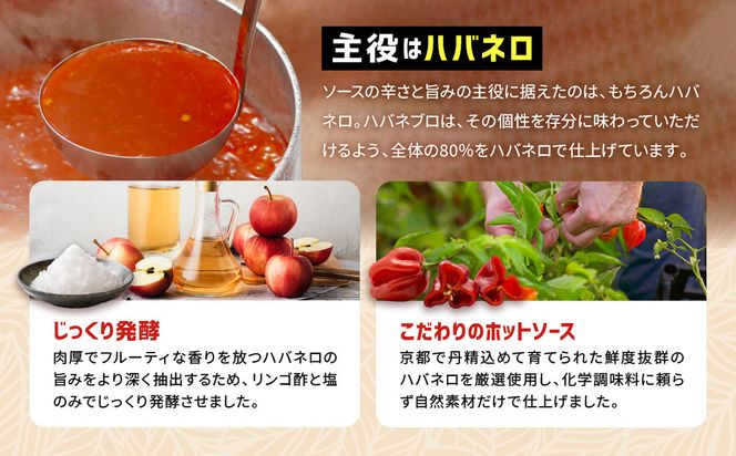 ハバネブロオリジナル 60ml 2本セット｜京都 ハバネロ ホットソース 辛口 調味料 人気セット[ 自然素材のハバネロソース 国産ハバネロ 化学調味料無添加 人気 おすすめ 調味料 香辛料 ソース ギフト プレゼント お取り寄せ 通販 送料無料 ふるさと納税 ] 261009_A-ABN004