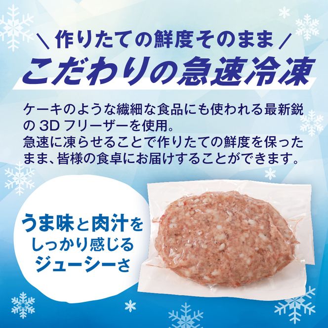 【生産者応援！】手ごね熟成生ハンバーグ140g×14個／老舗肉屋の黄金レシピ【宗像肉工房】_HA1030