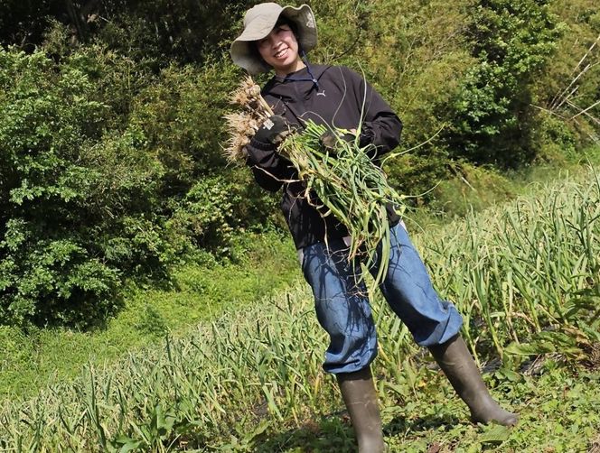 にんにくの芽みそ 120g×3本（自然栽培のにんにくシリーズ）【むなかたひかり】_HA1553