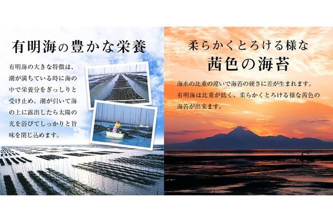 【A5-516】訳あり 有明海産 焼き海苔 2切10枚×10袋(100枚分)【福岡有明のり】