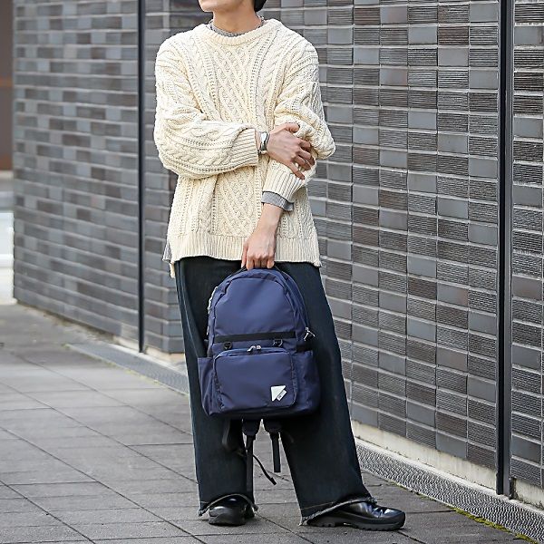 【高島屋選定品】豊岡鞄 CIE WEATHER DAYPACK (071953) ネイビー / 木和田正昭商店 撥水 ビジネス ストリート A4ファイル対応 ノートPC収納 通勤 メンズ レディース リュック バックパック リュックサック