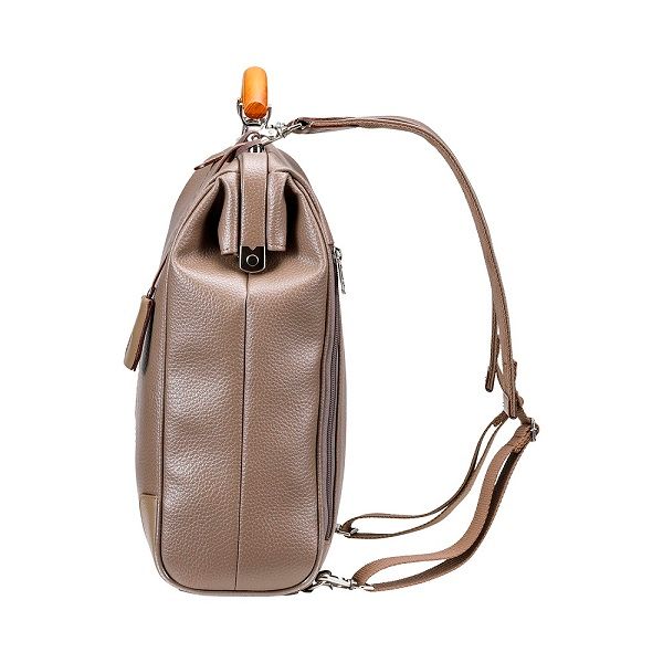 【高島屋選定品】豊岡鞄 YOUTA エルク 3way 縦ダレス (YK3ME) トープ / 木和田正昭商店 ダレスリュック ダレスバッグ 縦型ショルダー 手持ち リュック A4ファイル対応 14インチノートPC収納