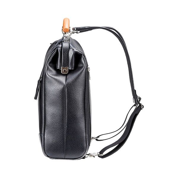 【高島屋選定品】豊岡鞄 YOUTA エルク 3way 縦ダレス (YK3ME) ブラック / 木和田正昭商店 ダレスリュック ダレスバッグ 縦型ショルダー 手持ち リュック A4ファイル対応 14インチノートPC収納