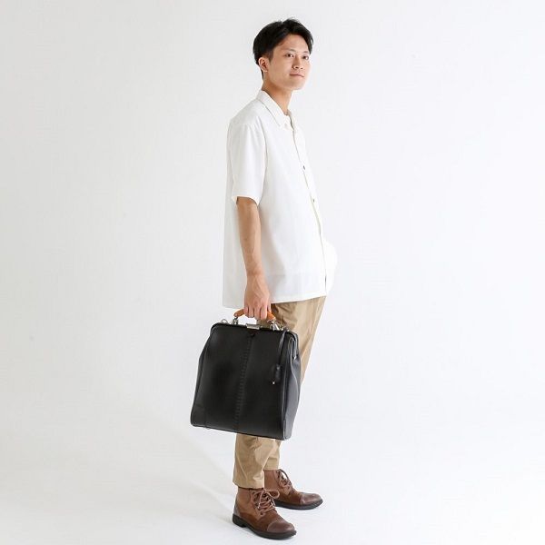 【高島屋選定品】豊岡鞄 YOUTA エルク 3way 縦ダレス (YK3ME) ブラック / 木和田正昭商店 ダレスリュック ダレスバッグ 縦型ショルダー 手持ち リュック A4ファイル対応 14インチノートPC収納