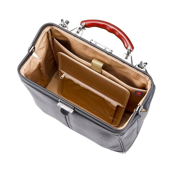 【高島屋選定品】豊岡鞄 YOUTA LIZARD 3way 縦ダレスL (YK3) ブラック / 木和田正昭商店 ダレスバッグ メンズ レディース 縦型 バッグ ショルダー リュック A4ファイル対応