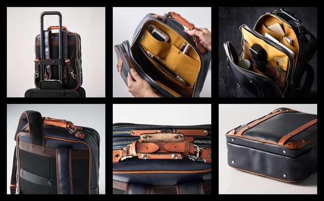 豊岡産鞄 パトリックビジネスリュック（No.5024-22）レッドブラウン / かばん カバン 鞄 バッグ