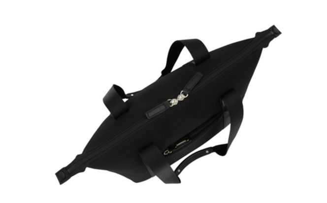 エビータシンプルトート (No.4001-01) ブラック / 木和田 トートバッグ 軽量 撥水 ナイロン 肩掛け 手提げ A4サイズ 高級 かばん カバン バッグ 鞄 手作り メンズ レディース 日本製