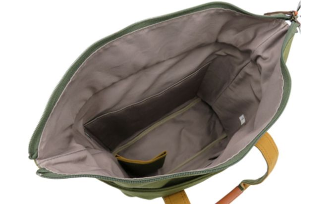 木綿屋五三郎伸長式トート (No.4992-53) 深緑 / 木和田 トートバッグ 軽量 490g 帆布 A4サイズ シンプル デザイン 通勤 通学 普段使い 高級 かばん カバン バッグ 鞄 手作り メンズ レディース 日本製