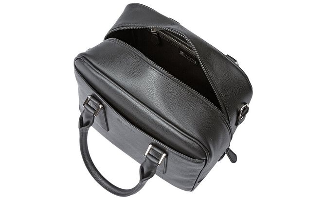 豊岡鞄 TOTTE クリークボストン ブラック MBC024 / レディース バッグ 高級 牛革 傷がつきにくい 型押しレザー B5サイズ ショルダーベルト ポケット 底鋲 女性 かばん カバン 鞄 上品 ビジネス 普段使い