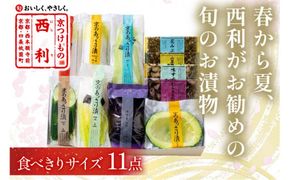 春から夏、西利がお勧めの旬のお漬物　11点セット　NS00041