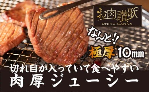 厚切り牛タン（塩）500g  (500ｇ×1パック) 【1477】