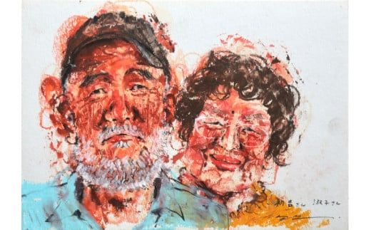 似顔絵 3名様  Mサイズ(380×455mm) 【stt006】