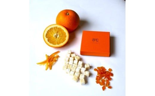 フルーツ生チョコ2種セット/生チョコ デザート 八朔  手作り 柑橘 果汁 【kmf013】